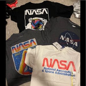 Lot of 4 NASA Tshirts
